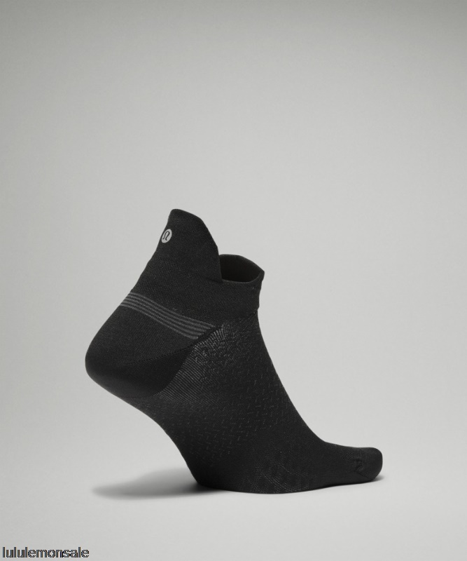 Lululemon Deutschland DELULU911 | Black Micropillow Tab Laufsocke Leichte Dämpfung